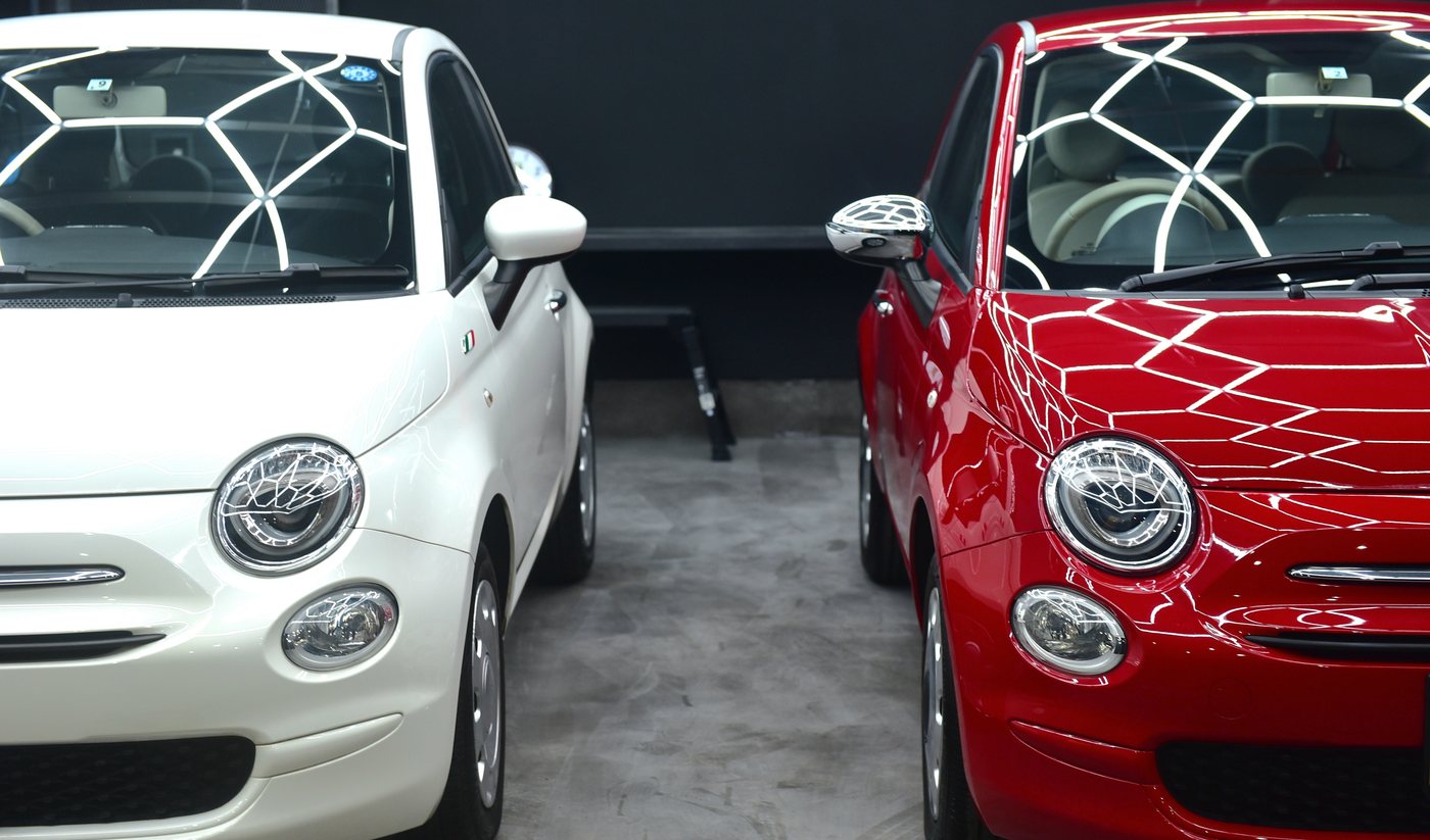 PONOTECH のFIAT500展示